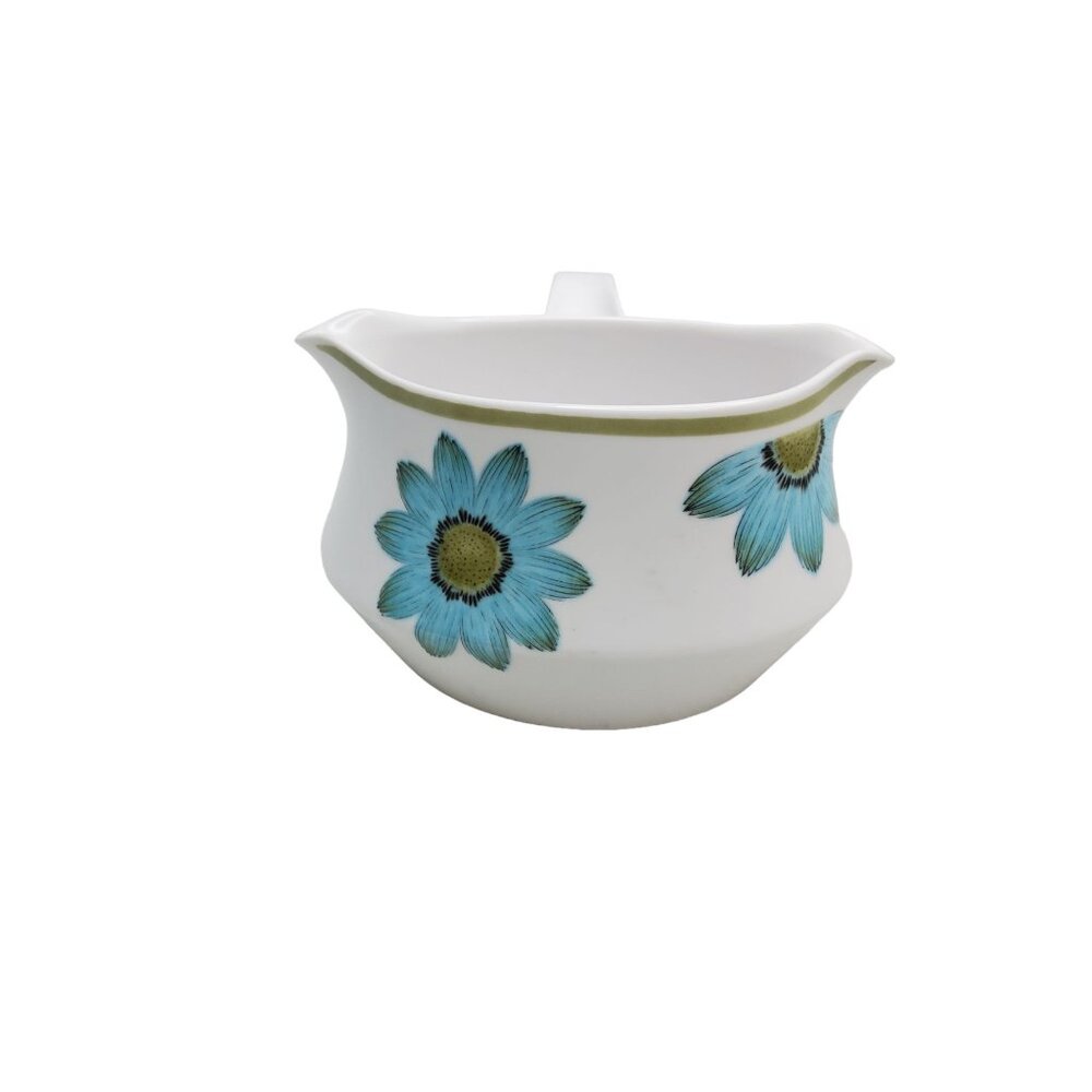vintage noritake porcelain progression china up-sa daisy gravy boat